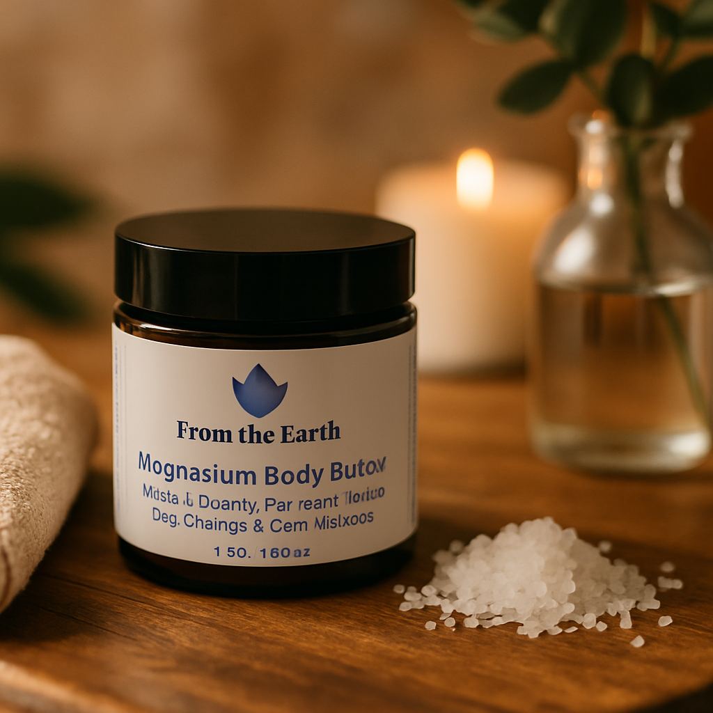 AI generated product image for Organic Solid Lotion Bar- Vanilla Mint, Mango Butter, Jojoba Oil