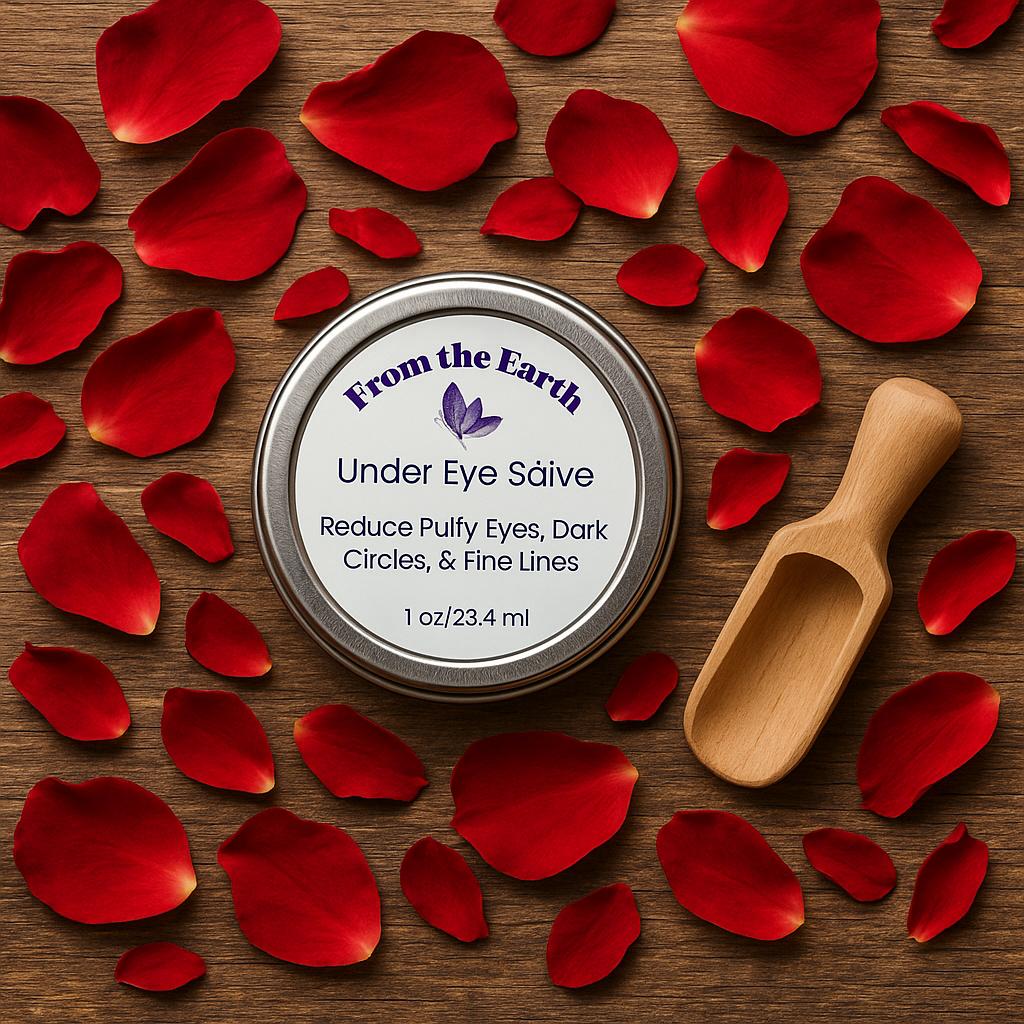 Under Eye Salve- Organic, Reduce Puffy Eyes, Dark Circles And Fine Lines
