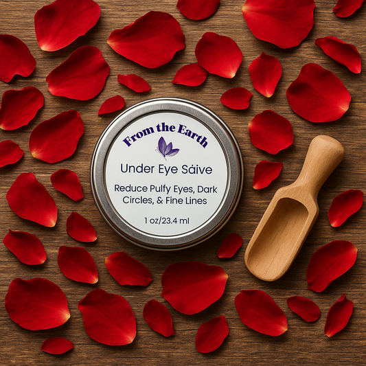 Under Eye Salve- Organic, Reduce Puffy Eyes, Dark Circles And Fine Lines
