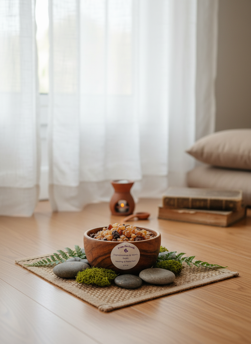 Frankincense & Myrrh Resin- Natural Resin Incense for Cleansing & Meditation