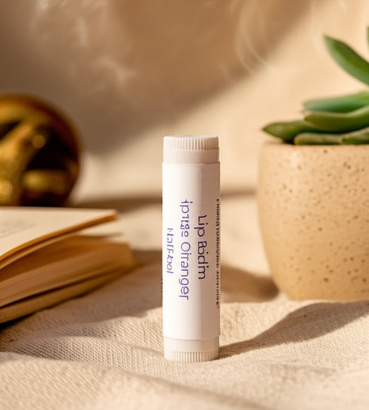 lip balm tube on a table