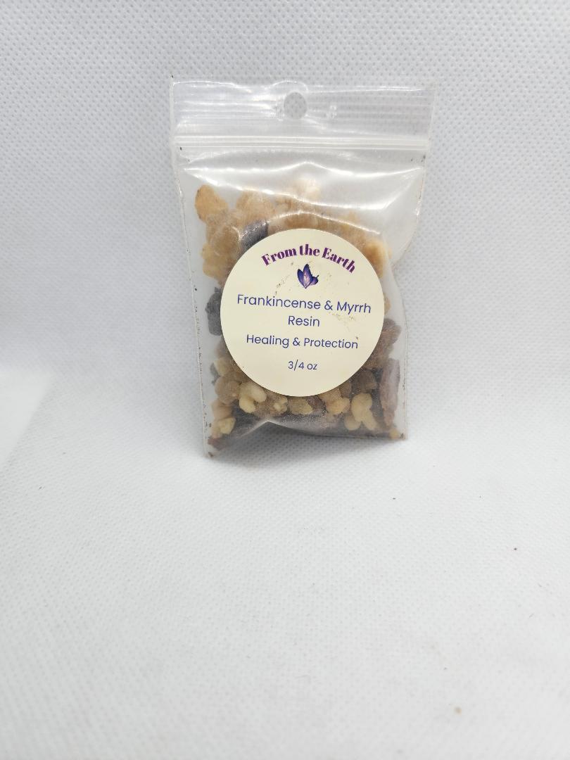 Frankincense & Myrrh Resin- Natural Resin Incense for Cleansing & Meditation