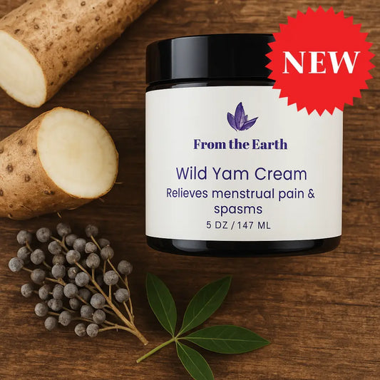 Wild Yam Cream-Organic Menopause Support Hormone Balance Menstrual Support cream