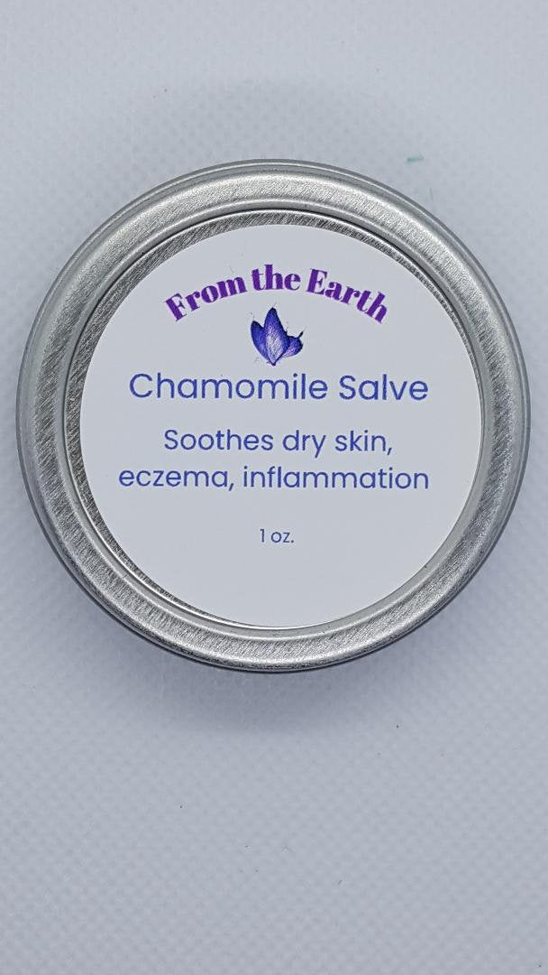 chamomile salve tin