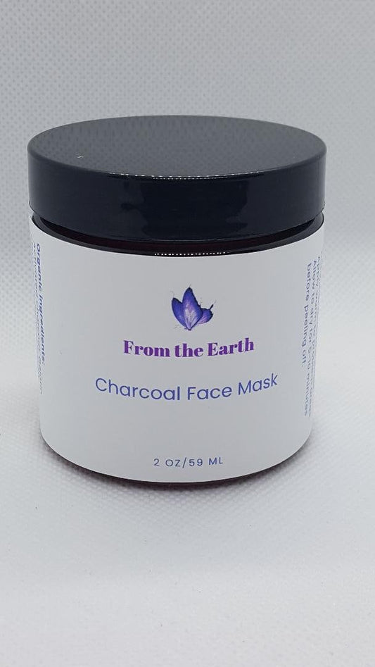 charcoal face mask jar