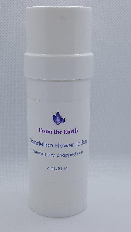 dandelion flower solid lotion tube