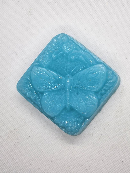 glycerin soap blue butterfly