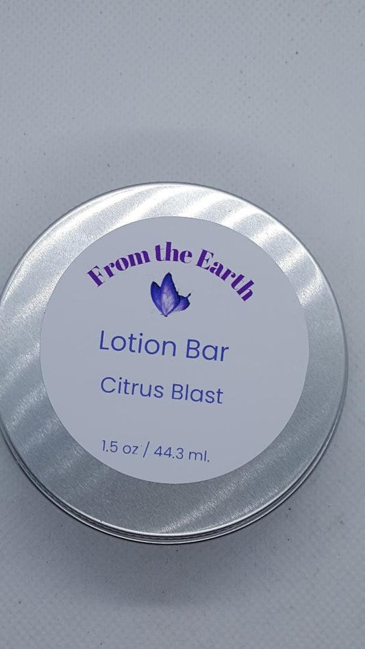 round lotion bar tin